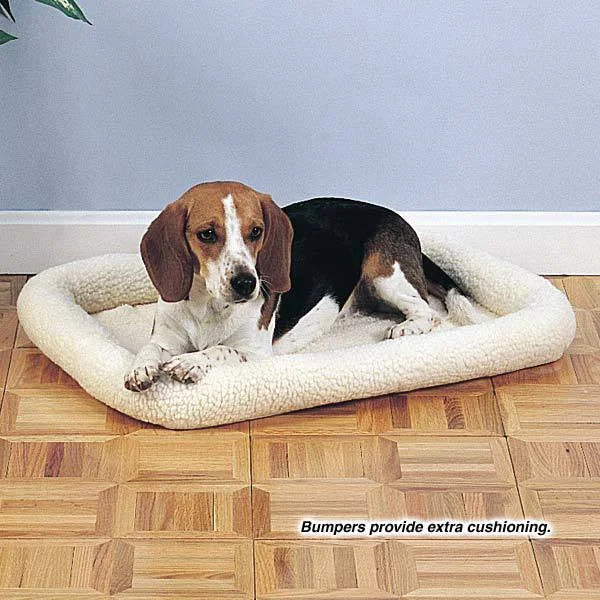 - Pet teething toy recommendationsIvory White Slumber Pet Sherpa Crate Bed