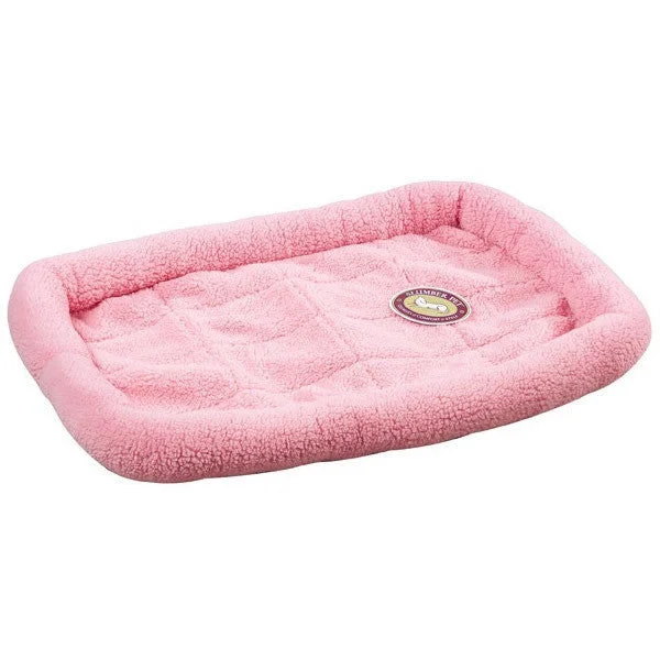 - Travel pet toy recommendationsBaby Pink Slumber Pet Sherpa Crate Bed