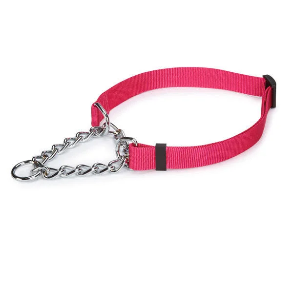 - Environmentally friendly pet toy recommendationsRaspberry Pink Guardian Gear Chain Martingale Dog Collar