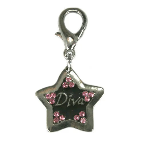  -High-end pet toy rankingsPink Diva Jewels Dog Collar Charm