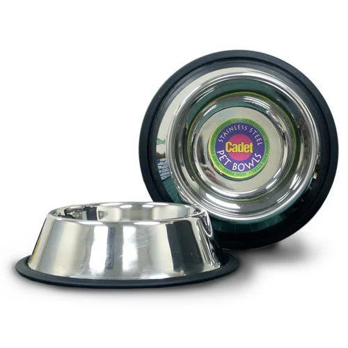  -Bite-resistant dog toy recommendationsCadet 12 Cup Heavy Duty Stainless Steel Non Tip Dog Bowl 96oz