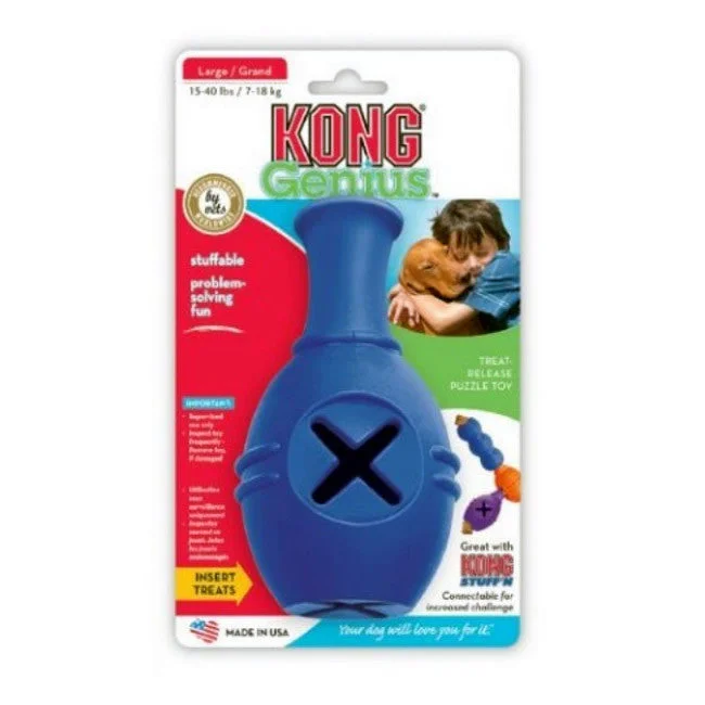 - Dog toy recommendationsLarge Kong Genius Leo Dog Toy