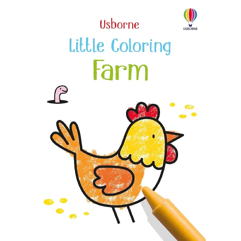 Usborne little colouring book farm