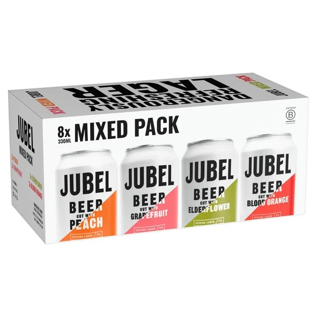 JUBEL Mixed 8pk   8 x 330ml