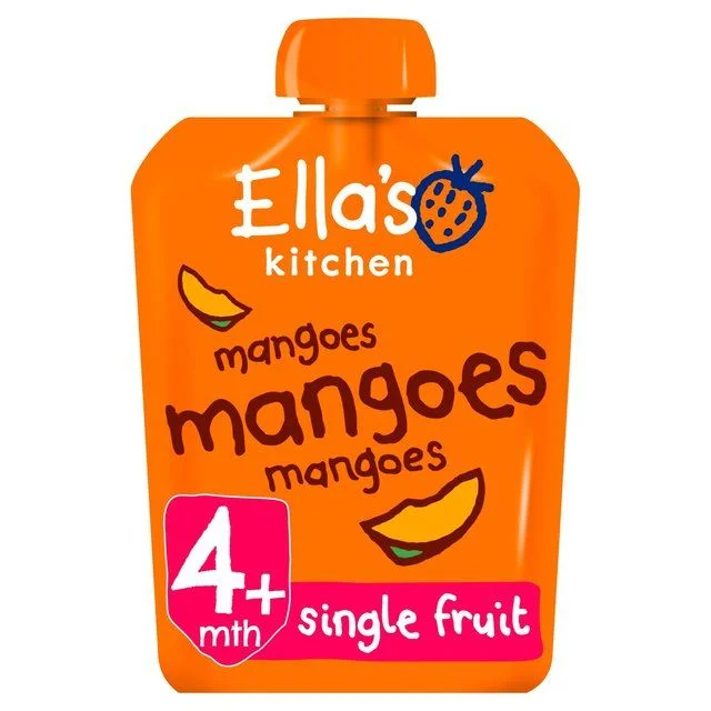 Ella's Kitchen Mangoes First Tastes Baby Food Pouch 4+ Months   70g