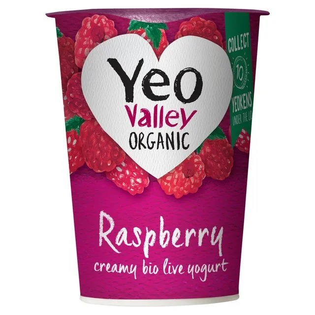 Yeo Valley Organic Raspberry Yoghurt   450g