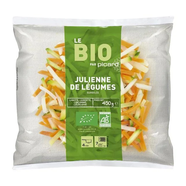 Picard Organic Vegetable Julienne   450g