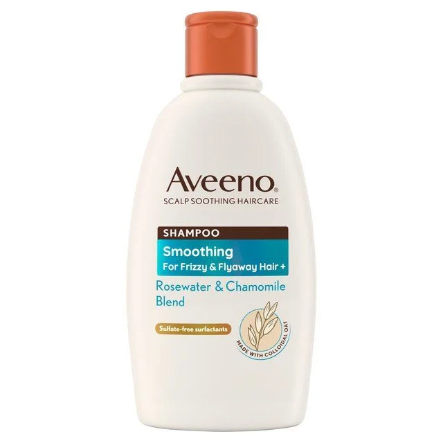 Aveeno Smoothing Rosewater & Chamomile Shampoo for Frizzy Flyaway Hair    300ml