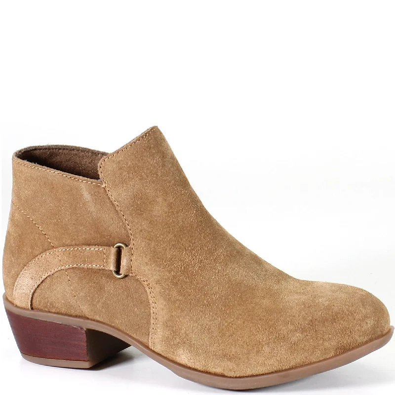 Women's Ladder Wheel Suede Boot - Chestnut