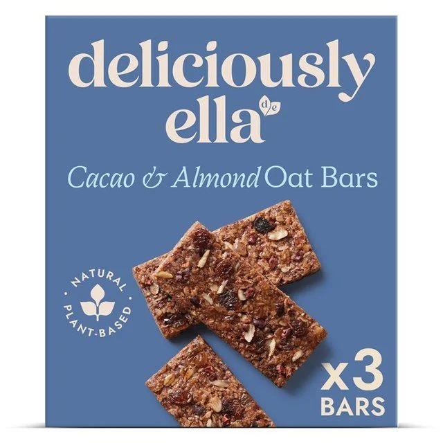 Deliciously Ella Cacao & Almond Oat Bar Multipack   3 x 50g