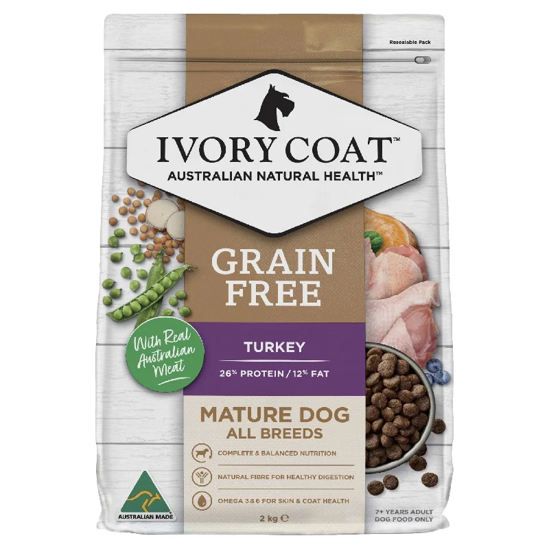 -Grain-free dog food recommendationIvory Coat Grain Free Senior Dry Dog Food Turkey