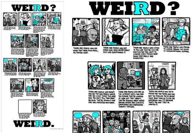 Subnormality Weird Print (12x24)