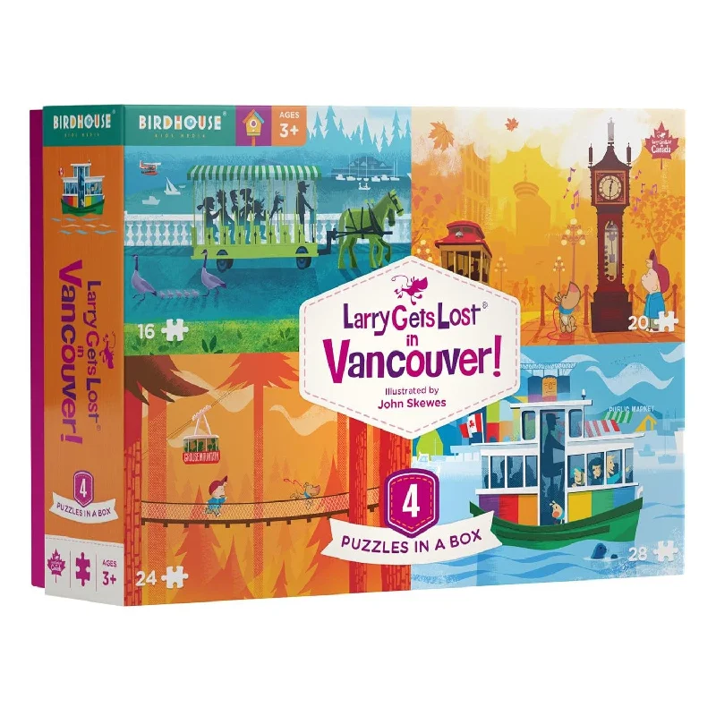 Larry gets lost in Vancouver (4 puzzles in a box)