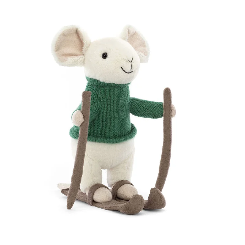 Jellycat merry mouse skiing