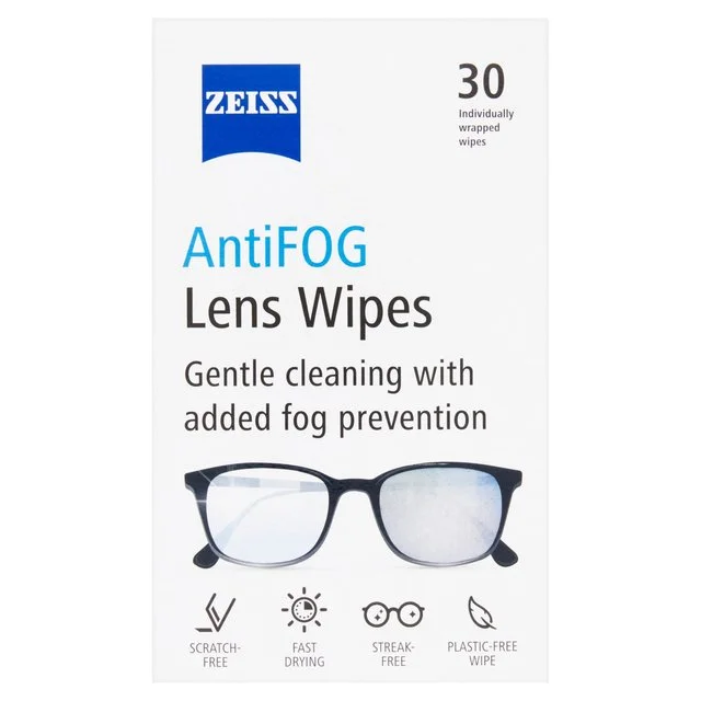 ZEISS Anti Fog Wipes   30 per pack