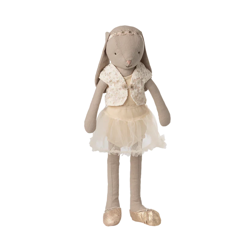 Pre Order Maileg bunny size 3, classic - ballet suit and skirt cream