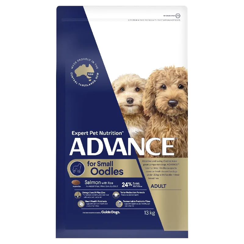  -Chicken-flavored dog foodADVANCE Small Oodles Dry Dog Food Salmon with Rice