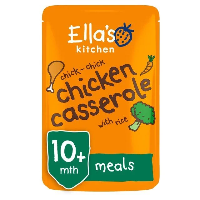 Ella's Kitchen Chicken & Rice Casserole Baby Food Pouch 10+ Months   190g