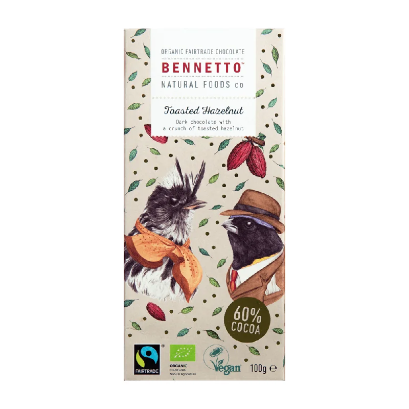 Bennetto Chocolate Toasted Hazelnut 100g