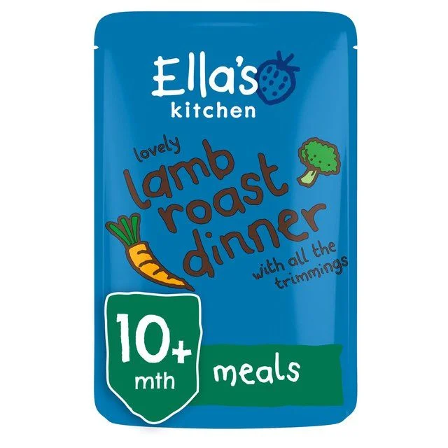 Ella's Kitchen Lamb Roast Dinner Baby Food Pouch 10+ Months   190g