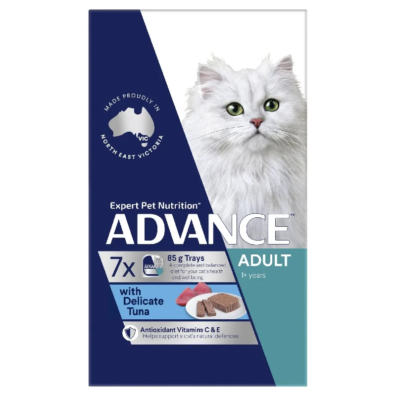 - Dog food recommendations for multi-dog householdsADVANCE Adult Wet Cat Food with Delicate Tuna 7x85g Trays