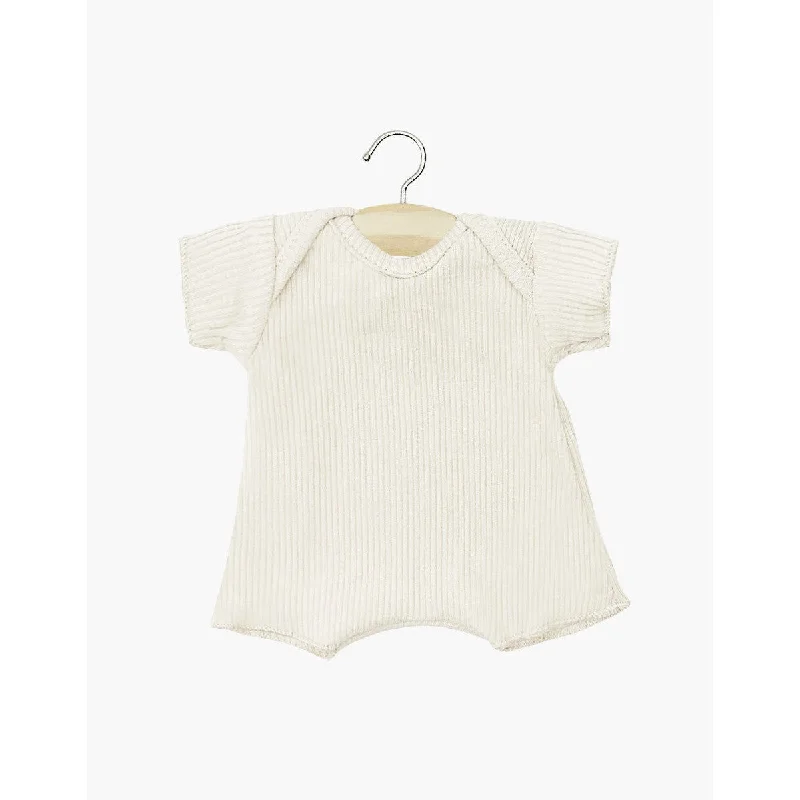 Minikane babies linen ribbed body shorts