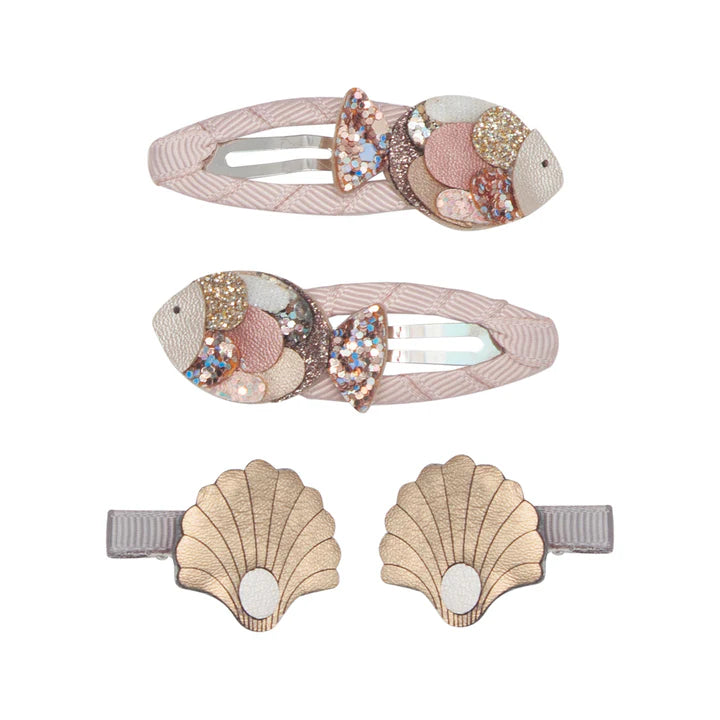 Mimi & Lula - fish and shell clips