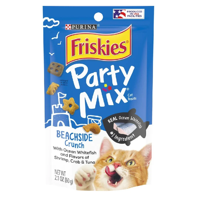 5. **Health and Nutrition**  Friskies Party Mix Beachside Crunch Cat Treats