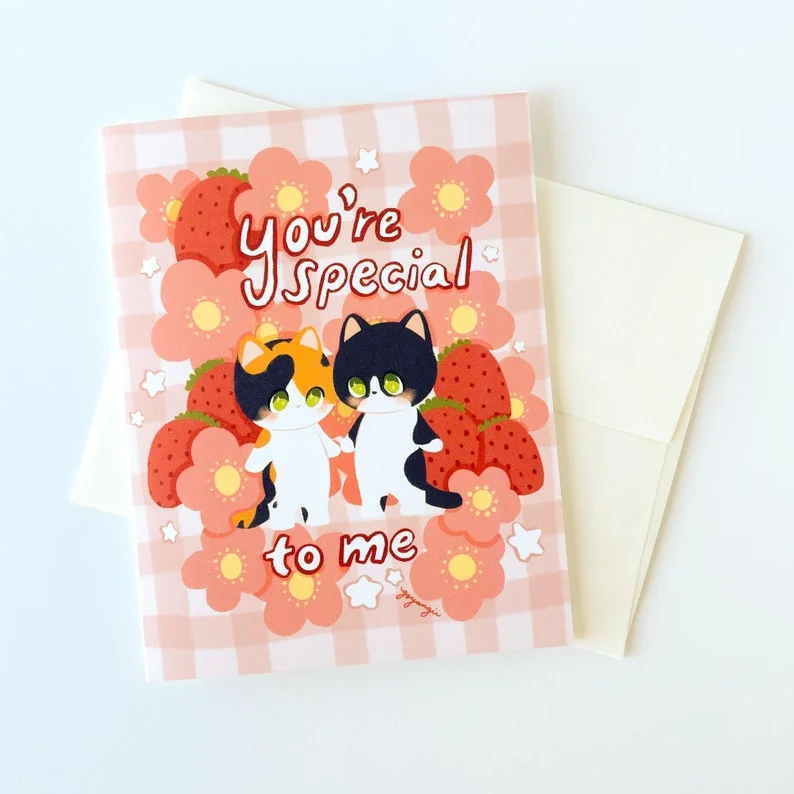 Special Cats Greeting Card