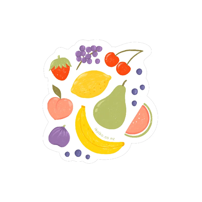 Iko Iko Fun Size Sticker Fruit