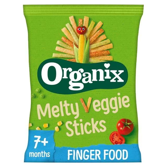 Organix Melty Veggie Organic Sticks Baby Snack 7 months+    15g