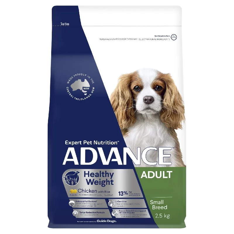 - Wholesale price of dog foodADVANCE Healthy Weight Small Adult Dry Dog Food Chicken with Rice 2.5kg Bag