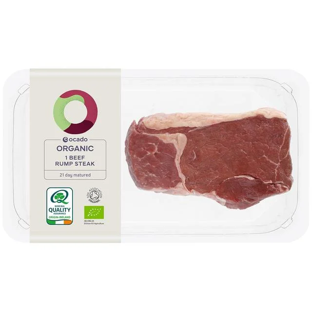 Ocado Organic 1 Beef Rump Steak   225g