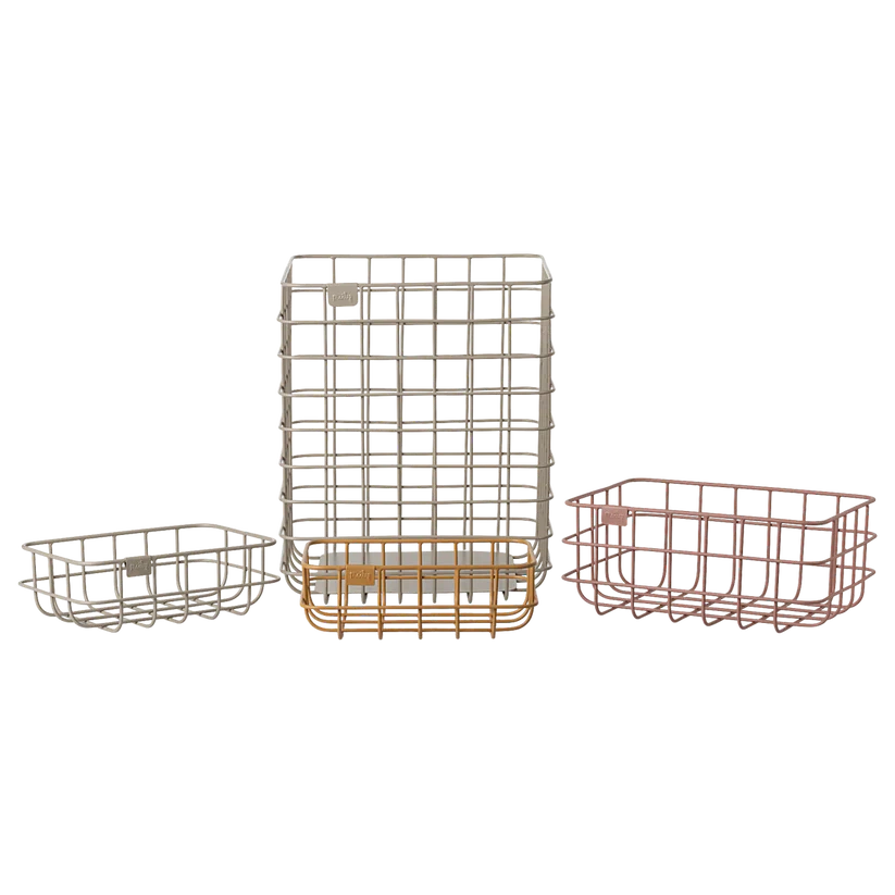 Pre Order Maileg metal basket set, 4 pcs