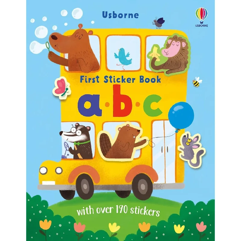 Usborne first sticker book abc