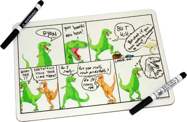 Dinosaur Comics Dry Erase Whiteboard