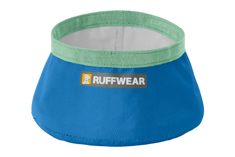 1L Trail Runner Ultralight Dog Bowl - Blue Pool