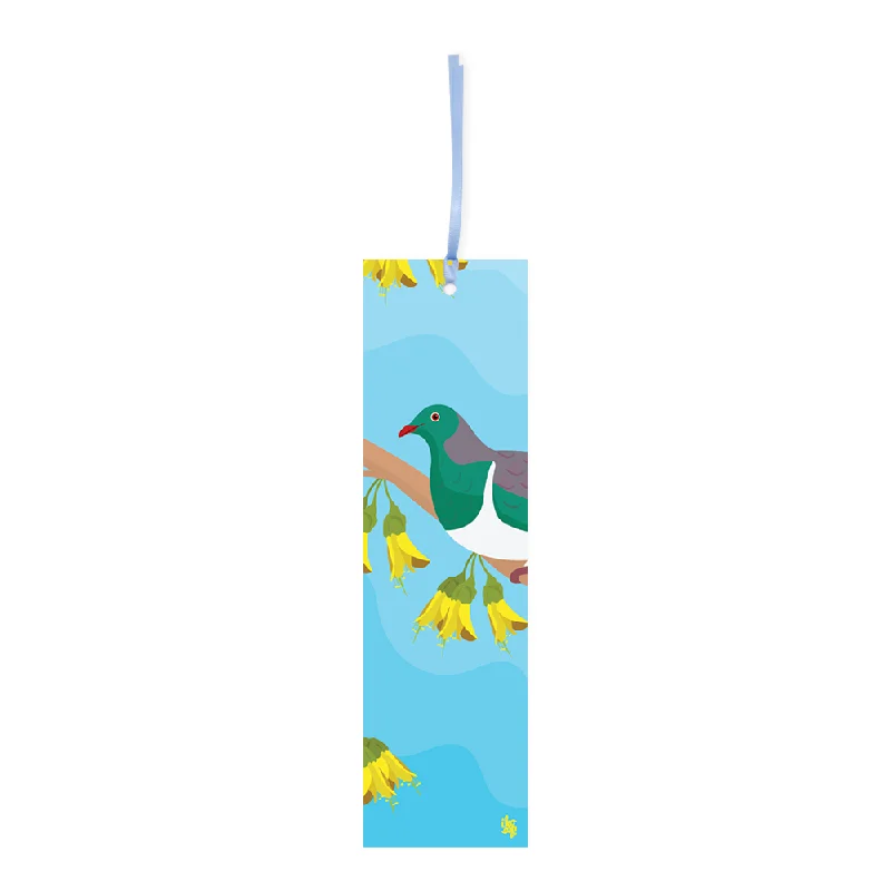 Iko Iko Double Sided Bookmark Kiwiana NZ Bird Kererū