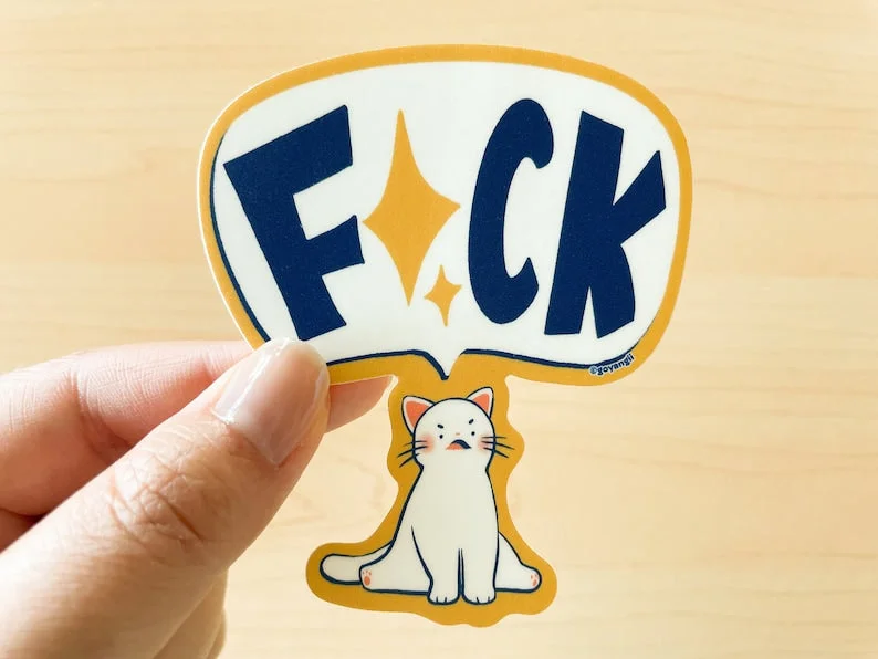 Smol Cat Waterproof Vinyl Sticker