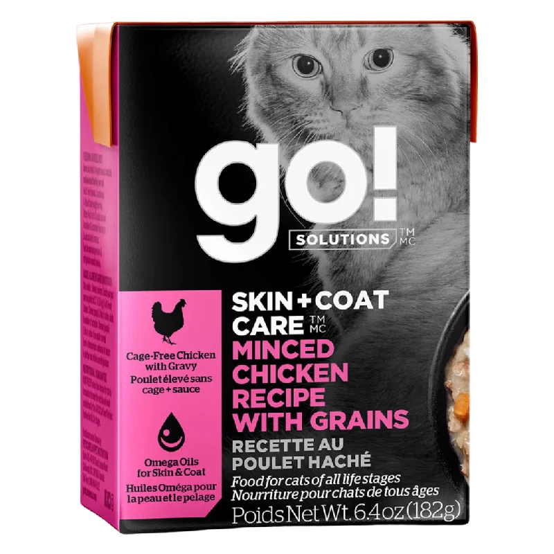 Cat FoodPetcurean Go! Skin & Coat Care Minced Chicken Recipe with Grains Wet Cat Food