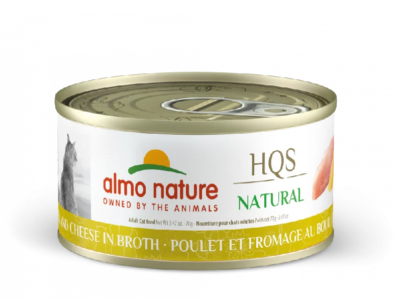    - Cat food discounts and promotions  Almo Nature HQS Natural Cat Grain Free Chicken and Cheese In Broth Canned Cat Food