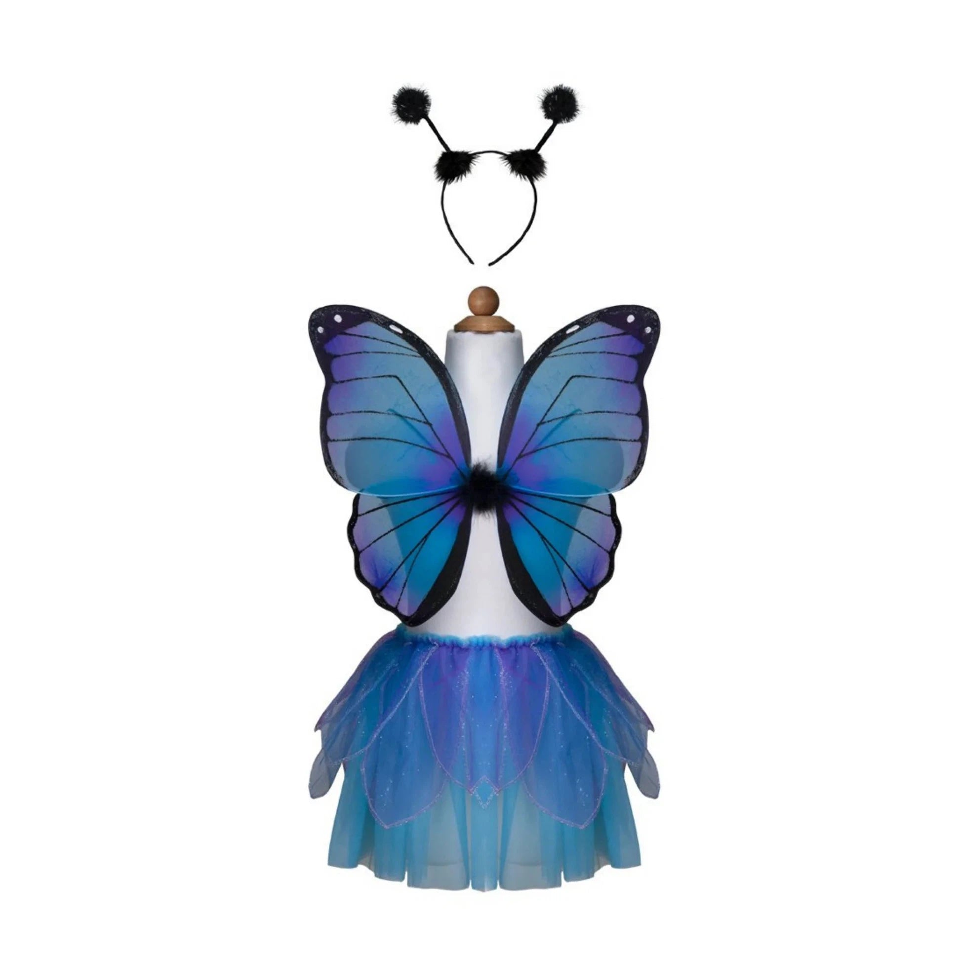 midnight butterfly tutu with wings and headband