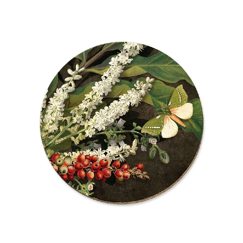 Wolfkamp & Stone Nikau Berries Kohekohe Ti Kouka Coaster