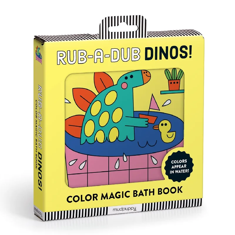 rub-a-dub dinos! Colour magic bath book