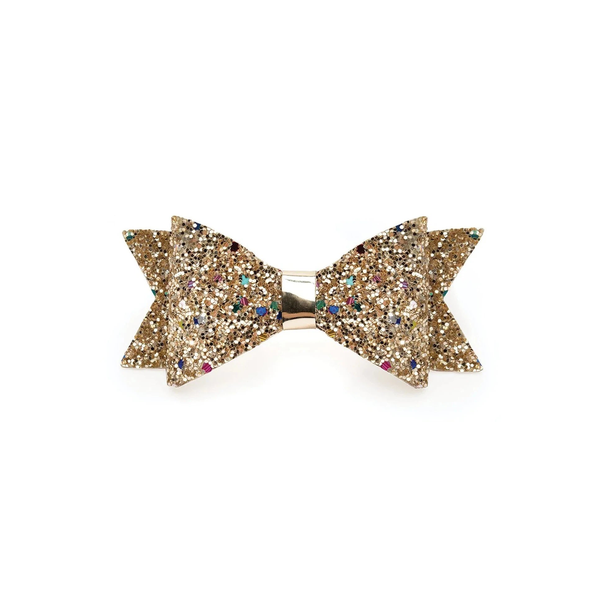 the great gold bow hair clip