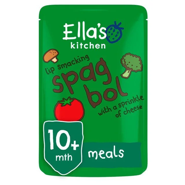 Ella's Kitchen Beef Spag Bol with Cheese Baby Food Pouch 10+ Months   190g