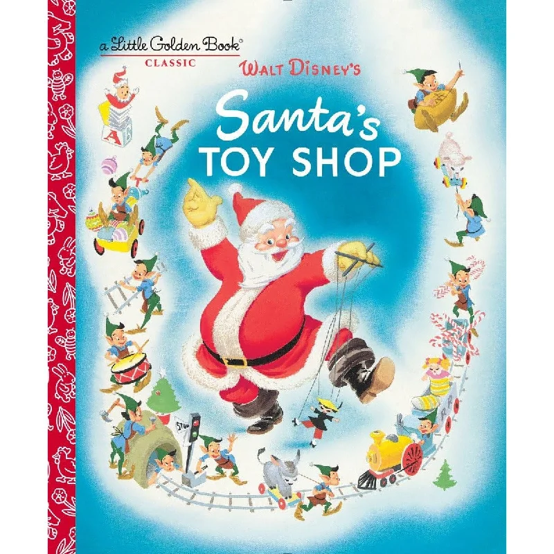 Santa's toy shop golden book