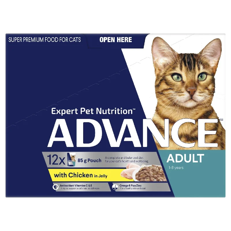 - The effect of dog food on hairADVANCE Adult Wet Cat Food Chicken In Jelly 12x85g Pouches