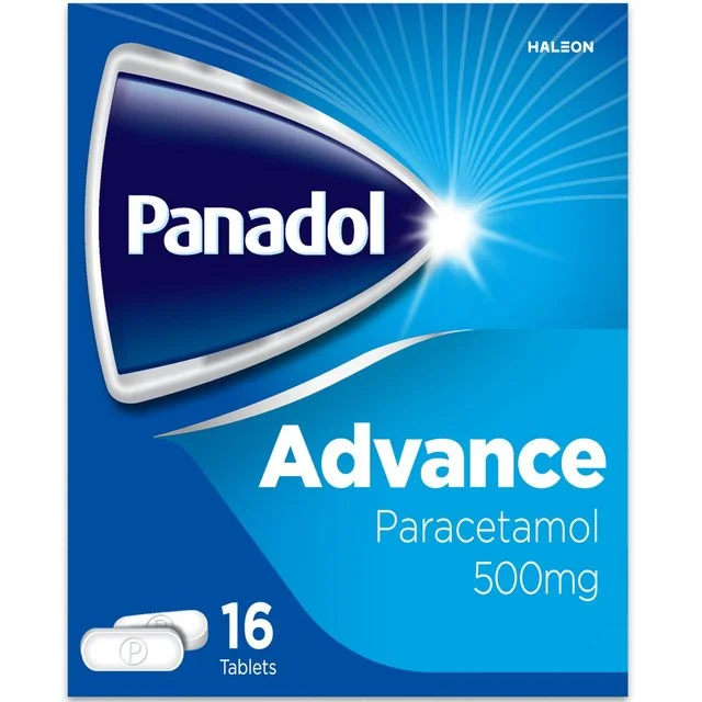 Panadol Advance Paracetamol Pain Killers 500mg Tablets    16 per pack