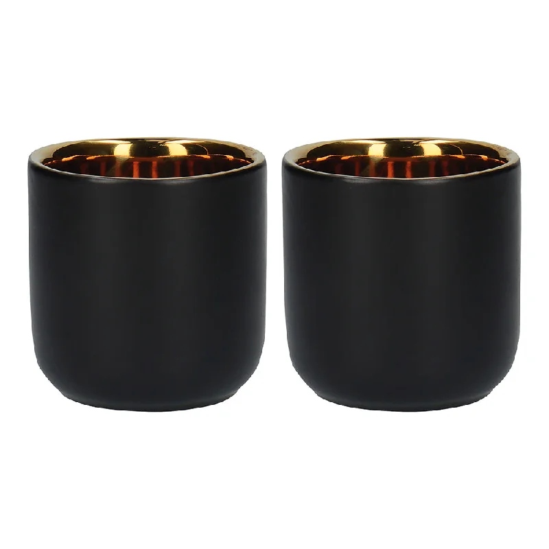 La Cafetiere Set of 2 Double Walled Ceramic Cups